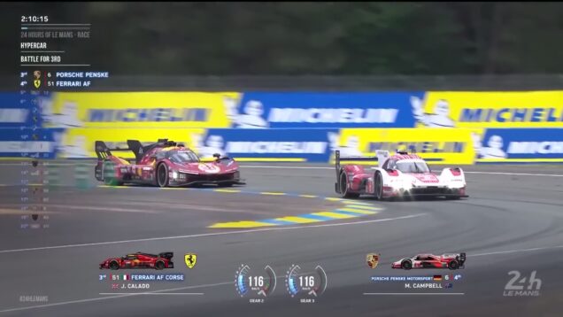 Porsche Overtake Ferrari for Third Place! _ 24 Hour Le Mans 2025 _ FIA WEC_0.00.20.00