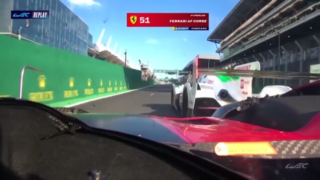 Ferrari overtakes INCHES from Pitwall! Rolex 6 Hours of Sao Paulo 2025 FIA WEC_0.00.36.00