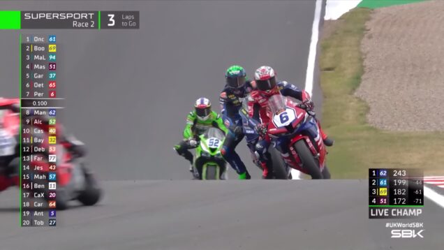 HIGHLIGHTS from WorldSSP Race 2 2025 UKWorldSBK_0.01.24.00