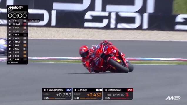 Head-to-head for pole in the last 5 minutes of MotoGP Q2 2025 Czech GP_0.06.04.00
