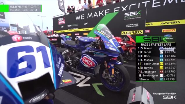 HIGHLIGHTS WorldSSP Race 1 at Balaton Park – 2025 HungarianWorldSBK_0.02.30.00