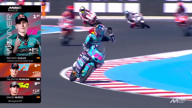 The Moto3 rookies go head-to-head in a photo-finished last lap! 2025 Hungarian GP_0.03.27.00