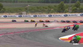 HIGHLIGHTS from an eventful WorldSSP300 Race 2 2025 AragonWorldSBK_0.00.56.00