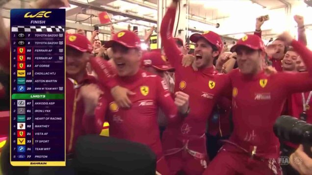 Final Laps & Race Finish! Bapco Energies 8 Hours of Bahrain 2025 FIA WEC_0.05.15.00